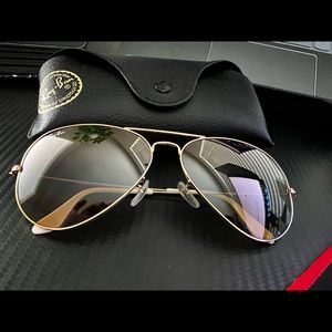 Ray Ban gold sunglasses